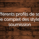 Les différents profils de soumis : Guide complet des styles de soumission